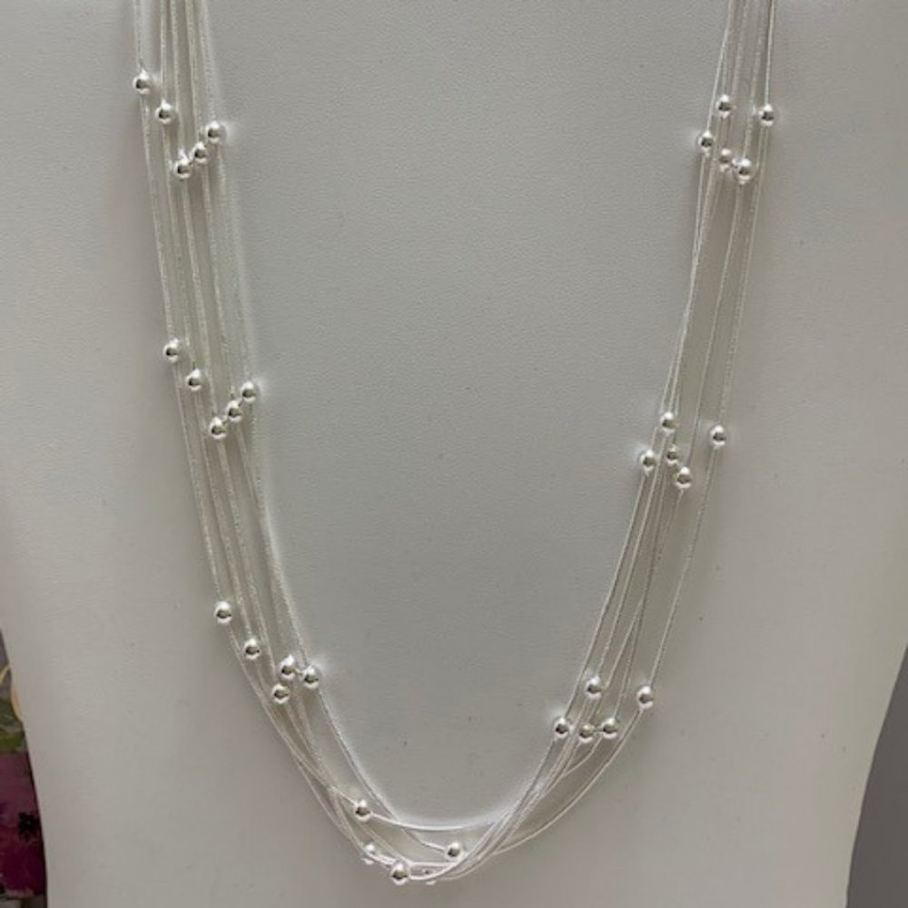 Multi Strand Beaded Necklace